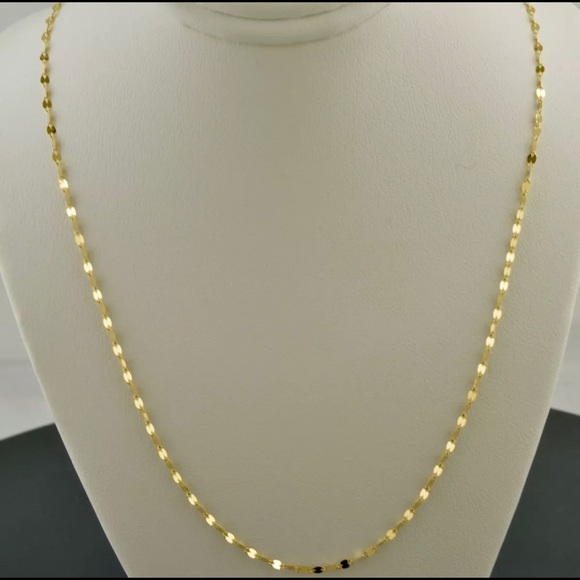 Solid Gold 2.25carat natural Garnet Necklace - Picture 5 of 6